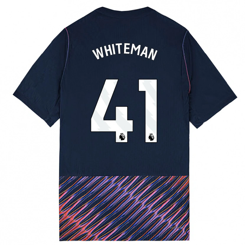Danxen Män Alfie Whiteman #41 Kungligblå Vit Bortatröja Matchtröjor 2026/27 Tröjor T-Tröja