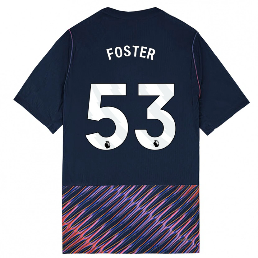 Danxen Män Brooklyn Lyons Foster #53 Kungligblå Vit Bortatröja Matchtröjor 2026/27 Tröjor T-Tröja