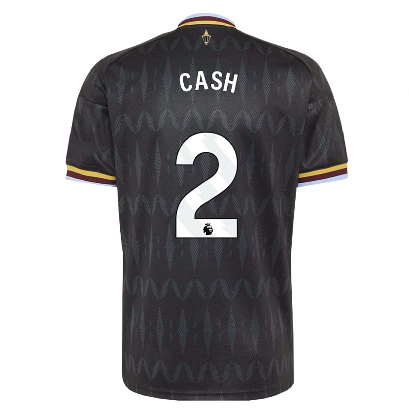 Danxen Män Matty Cash #2 Kornblå Svart Gul Bortatröja Matchtröjor 2026/27 Tröjor T-Tröja