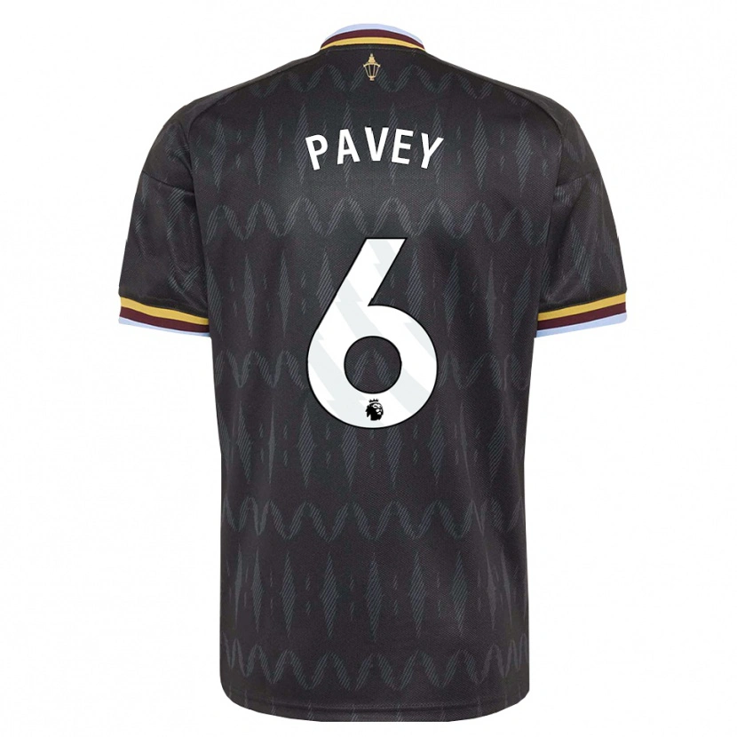 Danxen Män Charlie Pavey #6 Kornblå Svart Gul Bortatröja Matchtröjor 2026/27 Tröjor T-Tröja