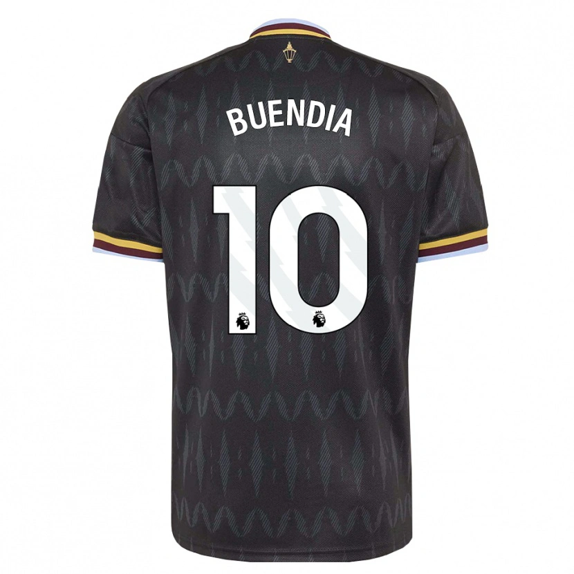 Danxen Män Emiliano Buendía #10 Kornblå Svart Gul Bortatröja Matchtröjor 2026/27 Tröjor T-Tröja