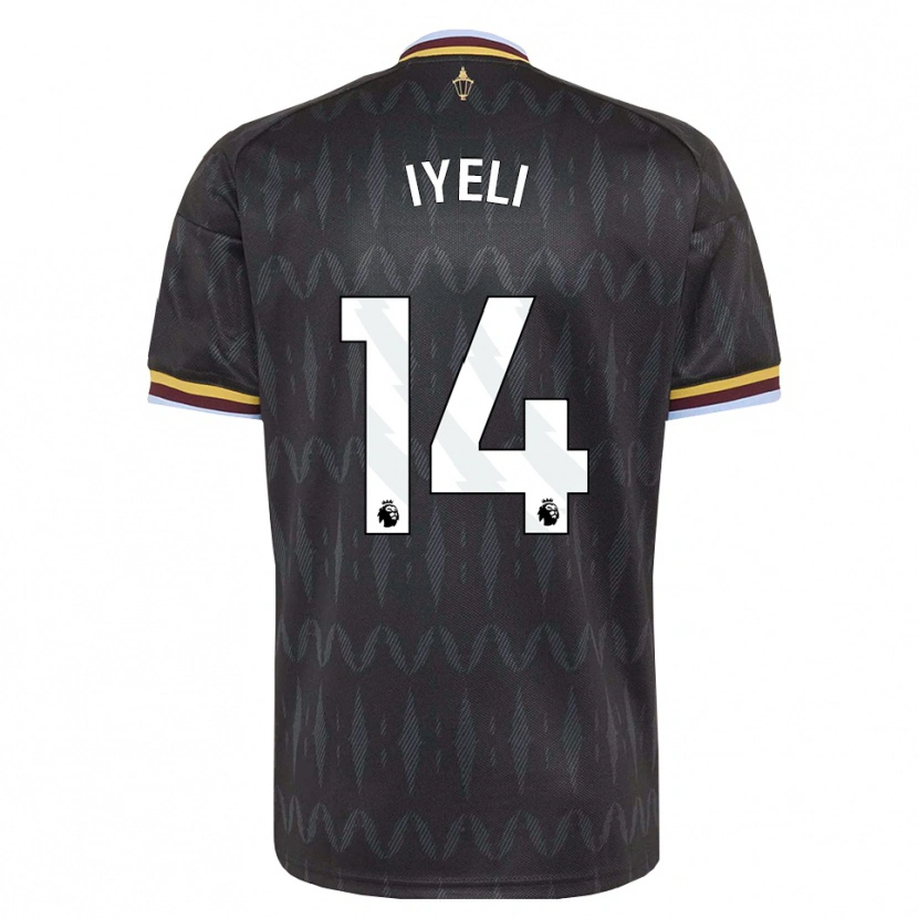 Danxen Män Mj Iyeli #14 Kornblå Svart Gul Bortatröja Matchtröjor 2026/27 Tröjor T-Tröja