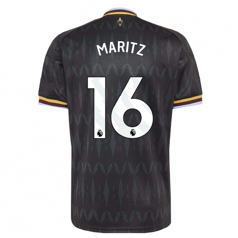 Danxen Män Noelle Maritz #16 Kornblå Svart Gul Bortatröja Matchtröjor 2026/27 Tröjor T-Tröja