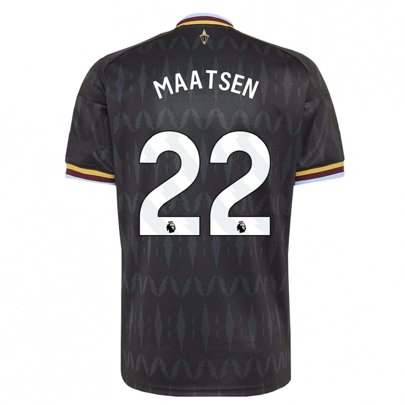 Danxen Män Ian Maatsen #22 Kornblå Svart Gul Bortatröja Matchtröjor 2026/27 Tröjor T-Tröja