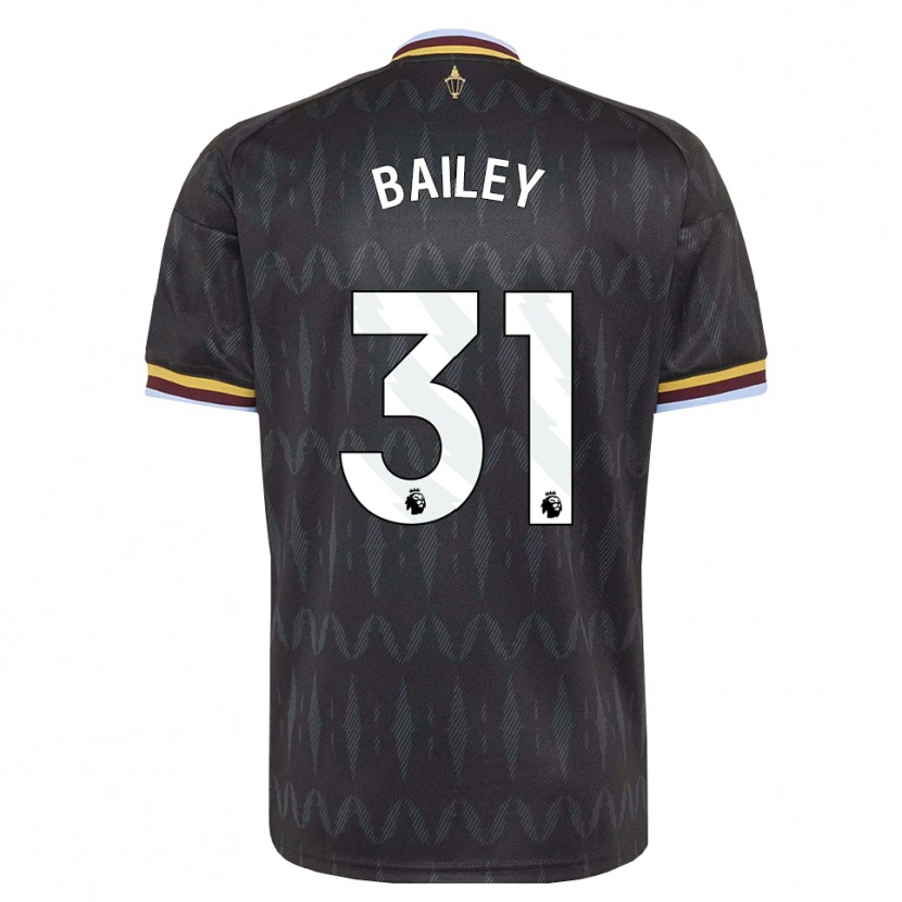 Danxen Män Leon Bailey #31 Kornblå Svart Gul Bortatröja Matchtröjor 2026/27 Tröjor T-Tröja