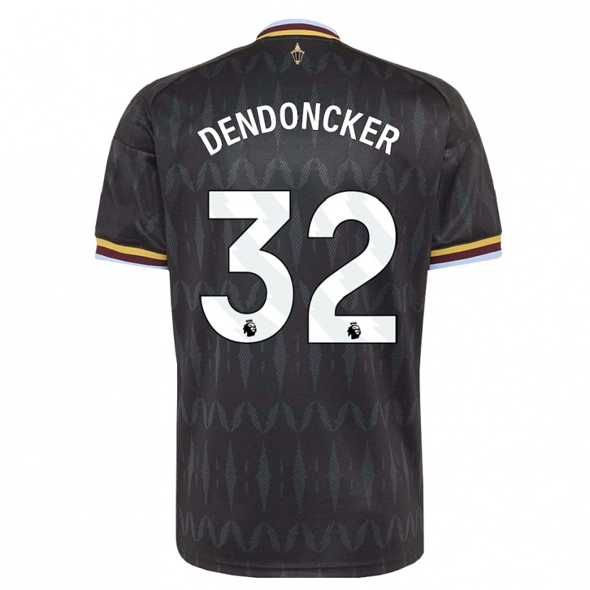 Danxen Män Leander Dendoncker #32 Kornblå Svart Gul Bortatröja Matchtröjor 2026/27 Tröjor T-Tröja