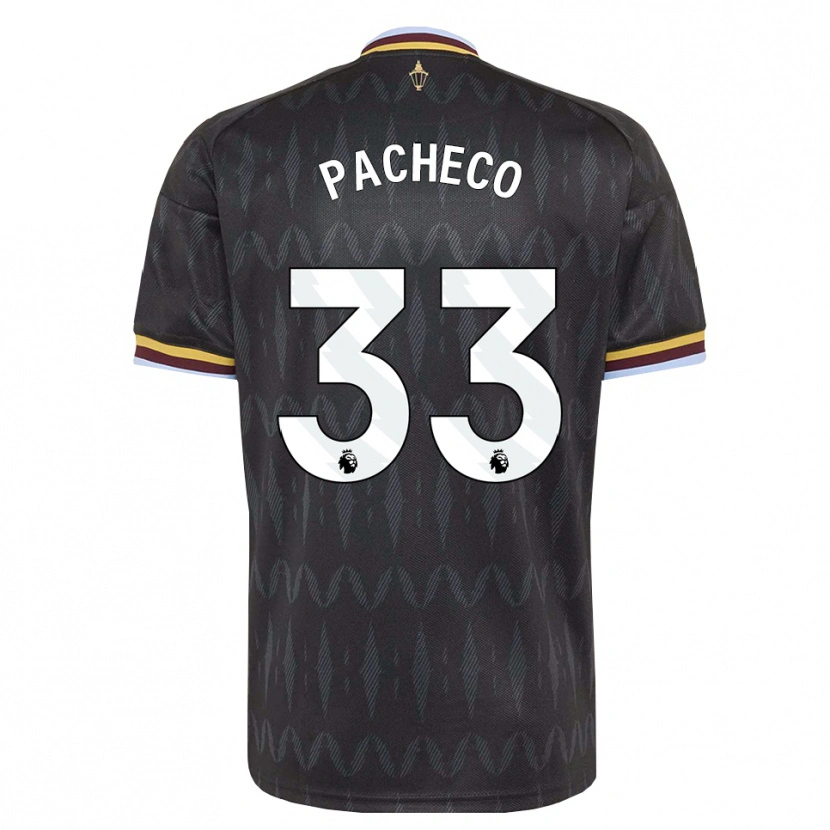 Danxen Män Maz Pacheco #33 Kornblå Svart Gul Bortatröja Matchtröjor 2026/27 Tröjor T-Tröja