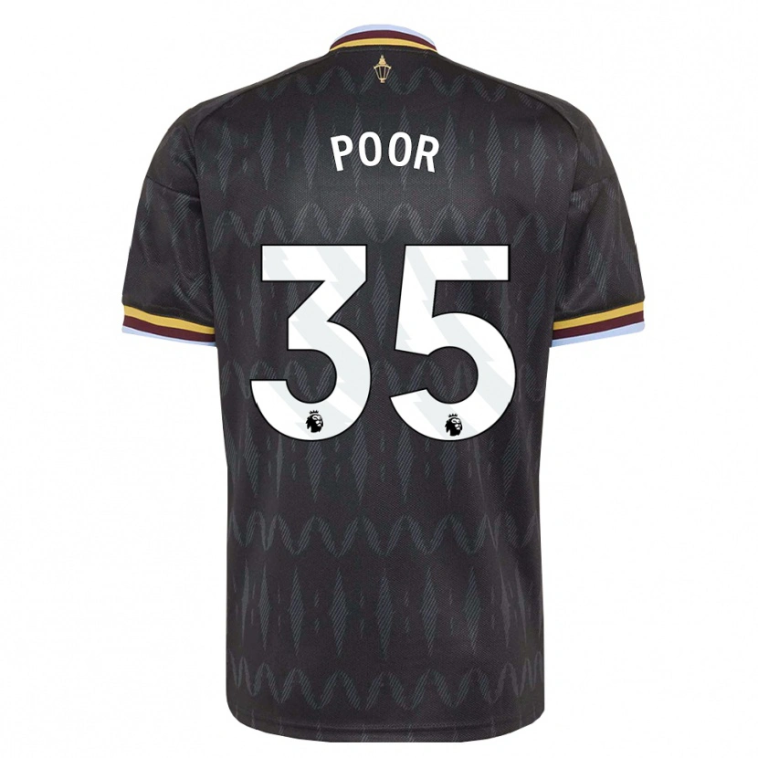 Danxen Män Sophia Poor #35 Kornblå Svart Gul Bortatröja Matchtröjor 2026/27 Tröjor T-Tröja
