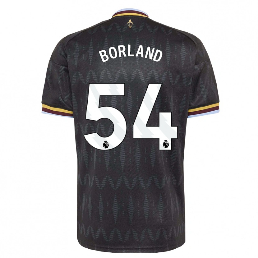 Danxen Män Aidan Borland #54 Kornblå Svart Gul Bortatröja Matchtröjor 2026/27 Tröjor T-Tröja