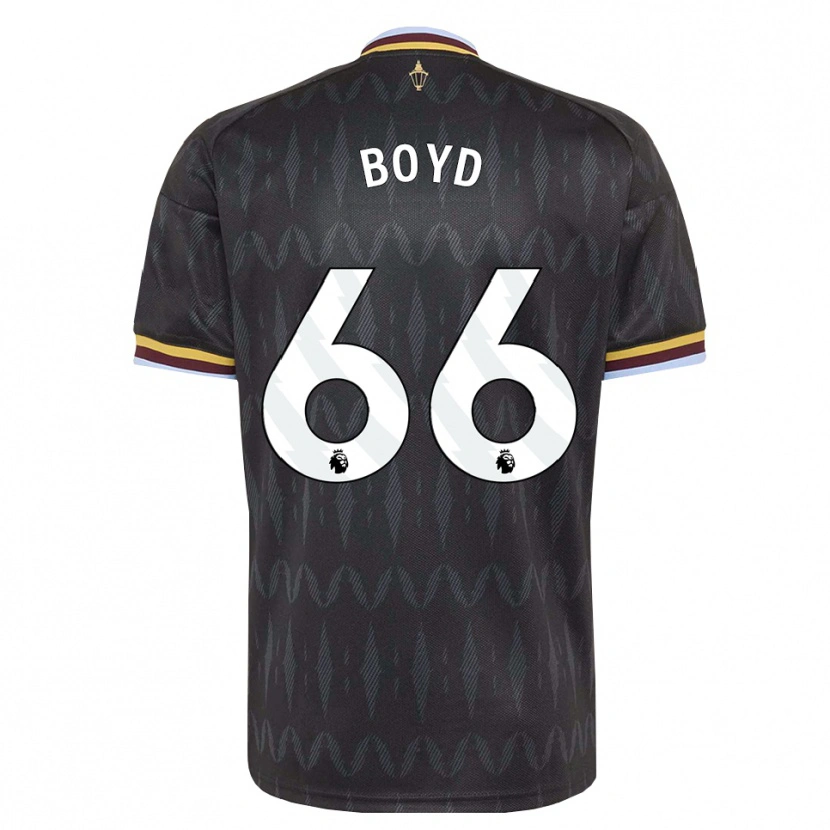 Danxen Män Fletcher Boyd #66 Kornblå Svart Gul Bortatröja Matchtröjor 2026/27 Tröjor T-Tröja
