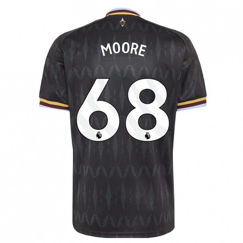 Danxen Män Kobei Moore #68 Kornblå Svart Gul Bortatröja Matchtröjor 2026/27 Tröjor T-Tröja