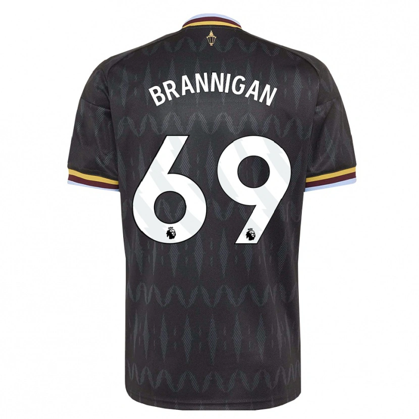 Danxen Män Cole Brannigan #69 Kornblå Svart Gul Bortatröja Matchtröjor 2026/27 Tröjor T-Tröja