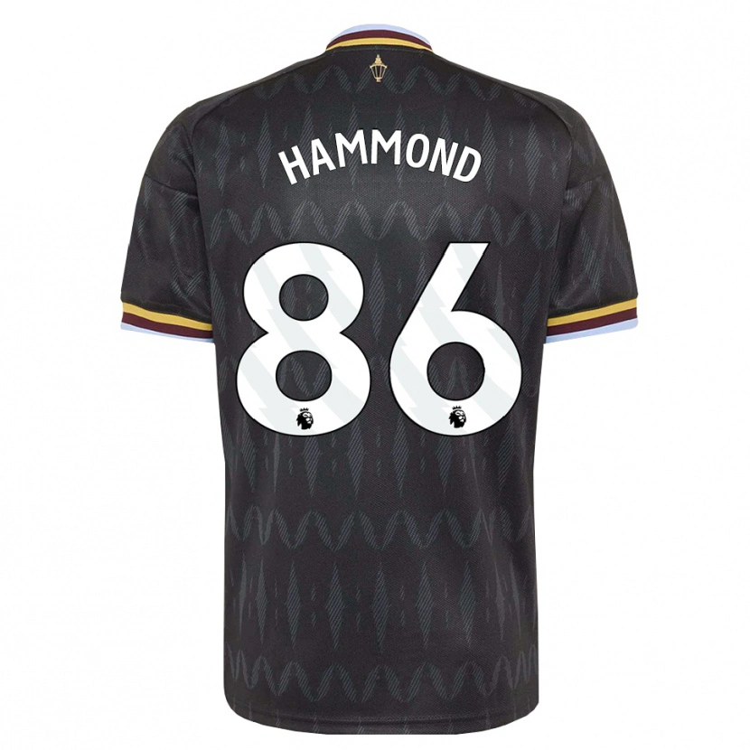 Danxen Män Rio Hammond #86 Kornblå Svart Gul Bortatröja Matchtröjor 2026/27 Tröjor T-Tröja