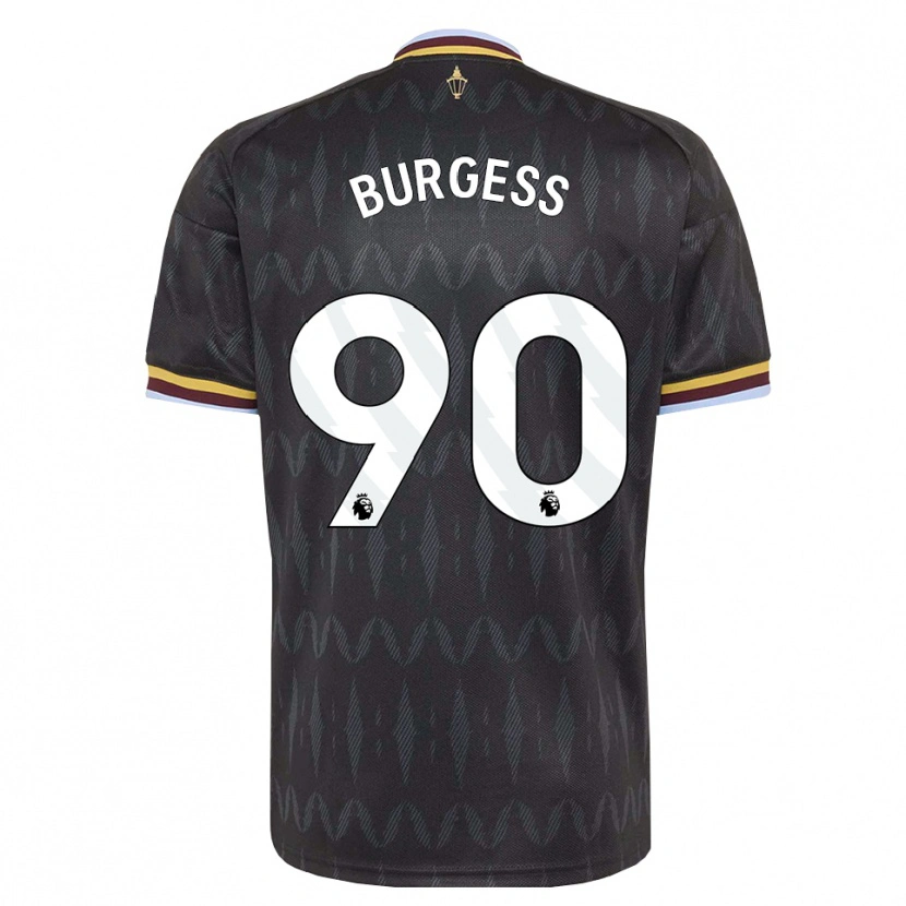Danxen Män Woody Burgess #90 Kornblå Svart Gul Bortatröja Matchtröjor 2026/27 Tröjor T-Tröja