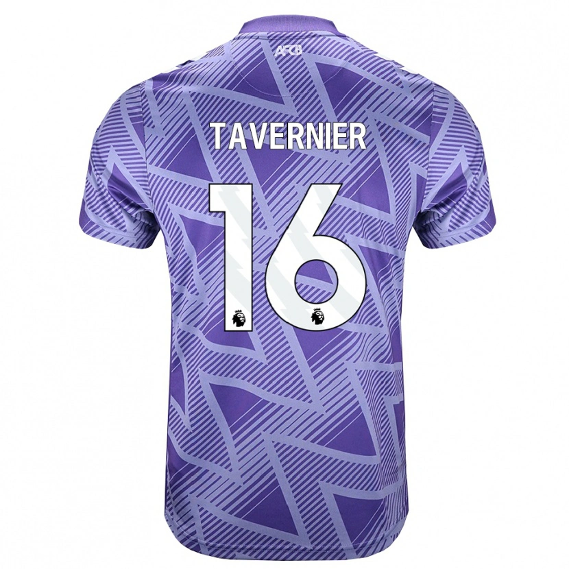 Danxen Män Marcus Tavernier #16 Blek Violettröd Vit Bortatröja Matchtröjor 2026/27 Tröjor T-Tröja