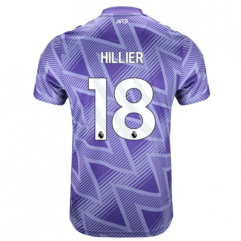 Danxen Män Gemma Hillier #18 Blek Violettröd Vit Bortatröja Matchtröjor 2026/27 Tröjor T-Tröja