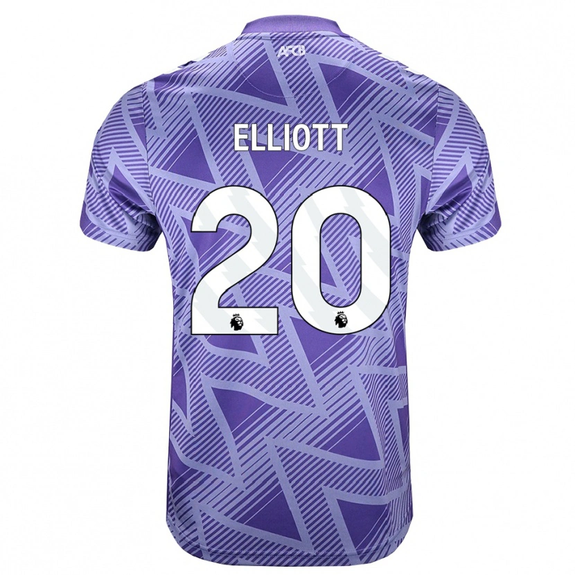 Danxen Män Kaitlyn Elliott #20 Blek Violettröd Vit Bortatröja Matchtröjor 2026/27 Tröjor T-Tröja
