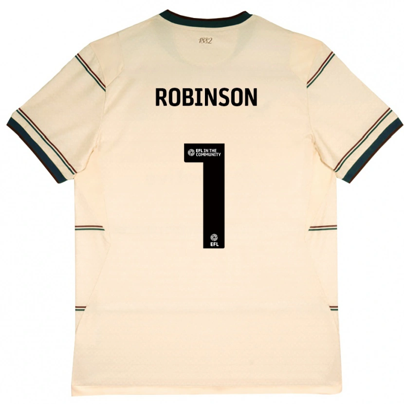 Danxen Män Jack Robinson #1 Beige Vinröd Bortatröja Matchtröjor 2026/27 Tröjor T-Tröja