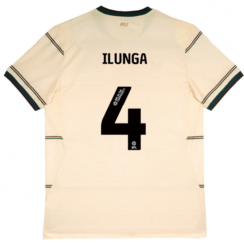 Danxen Män Glen Ilunga #4 Beige Vinröd Bortatröja Matchtröjor 2026/27 Tröjor T-Tröja