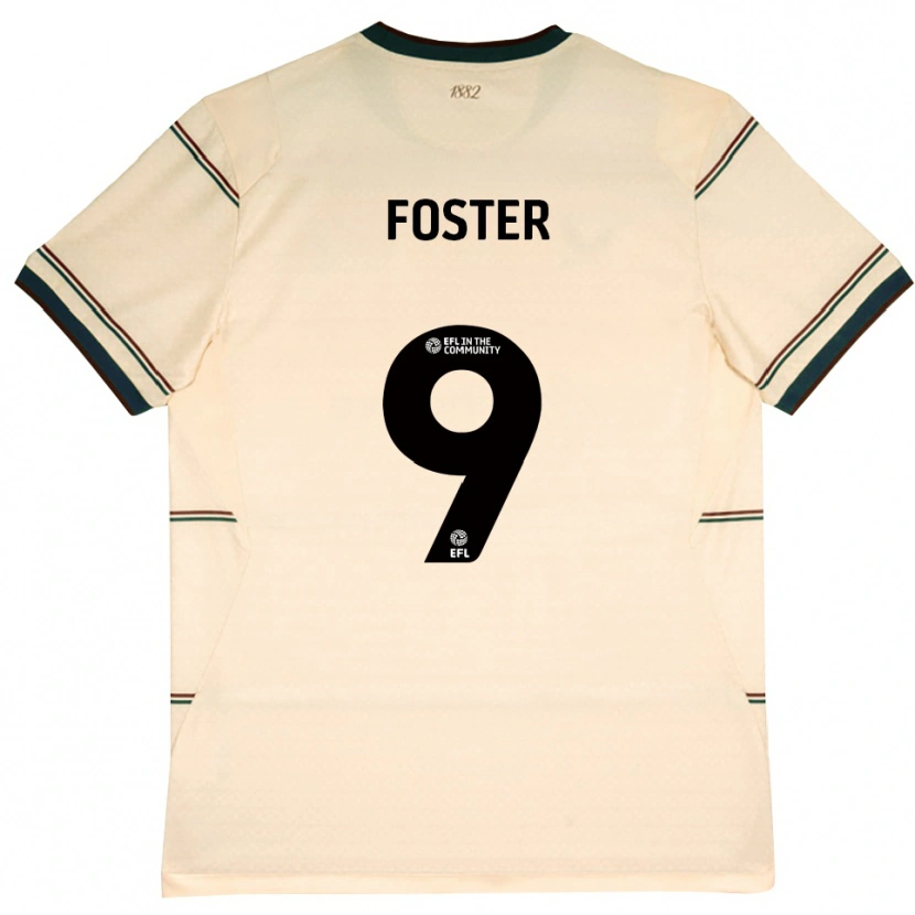 Danxen Män Lyle Foster #9 Beige Vinröd Bortatröja Matchtröjor 2026/27 Tröjor T-Tröja