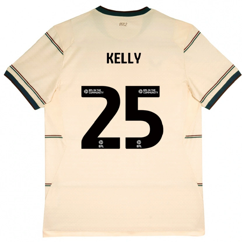 Danxen Män Aimee Kelly #25 Beige Vinröd Bortatröja Matchtröjor 2026/27 Tröjor T-Tröja
