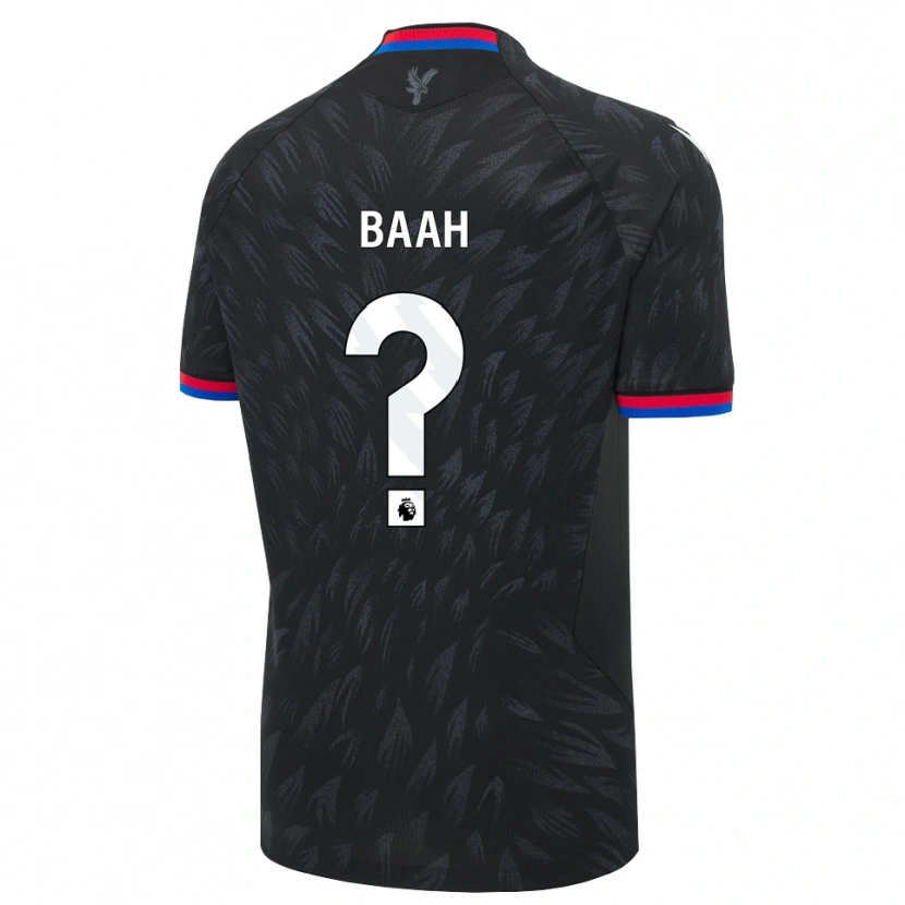 Danxen Män Kwasi Baah #0 Svart Blå Röd Bortatröja Matchtröjor 2026/27 Tröjor T-Tröja