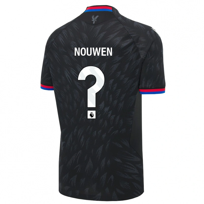 Danxen Män Aniek Nouwen #0 Svart Blå Röd Bortatröja Matchtröjor 2026/27 Tröjor T-Tröja