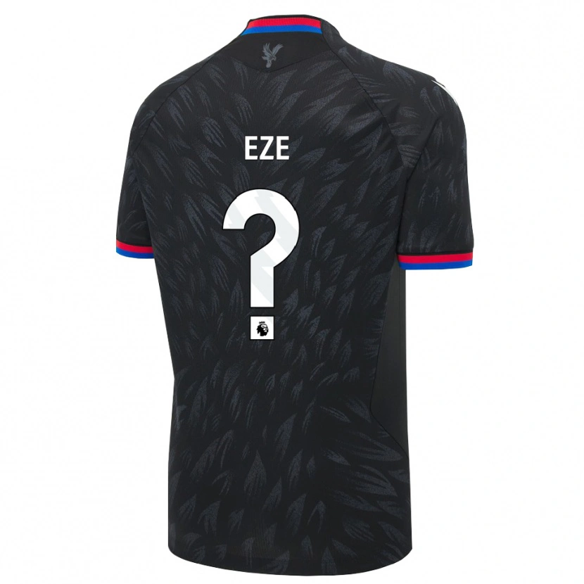 Danxen Män Chimaechi Eze #0 Svart Blå Röd Bortatröja Matchtröjor 2026/27 Tröjor T-Tröja