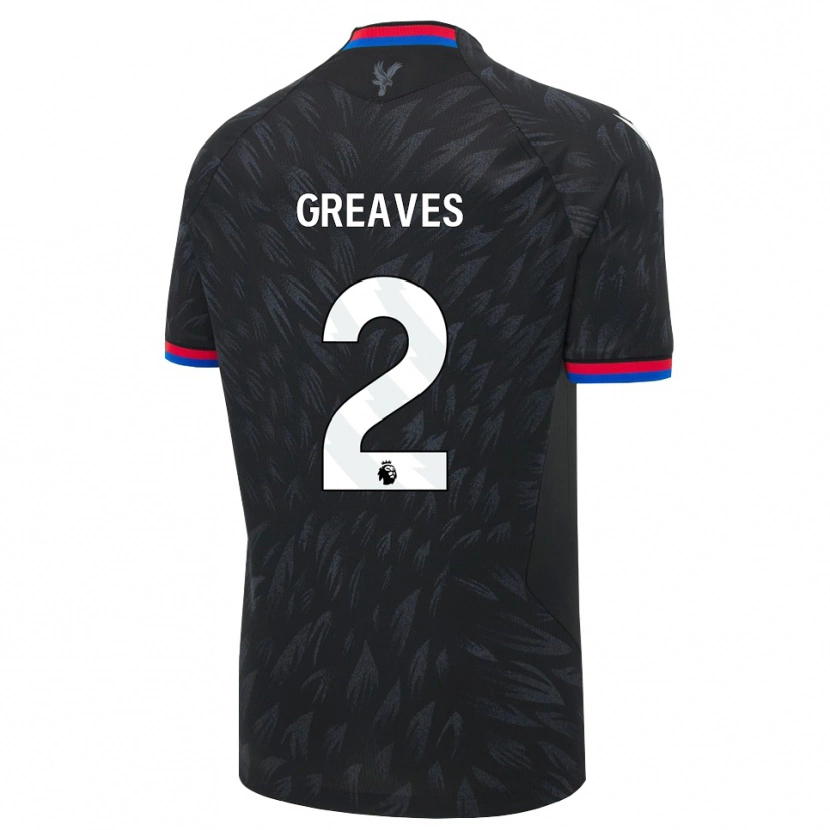 Danxen Män Ajean-Ray Greaves #2 Svart Blå Röd Bortatröja Matchtröjor 2026/27 Tröjor T-Tröja