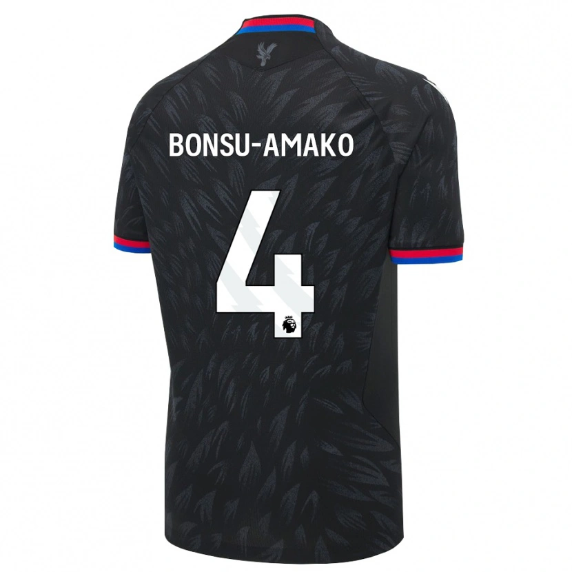 Danxen Män Sebastian Bonsu-Amako #4 Svart Blå Röd Bortatröja Matchtröjor 2026/27 Tröjor T-Tröja