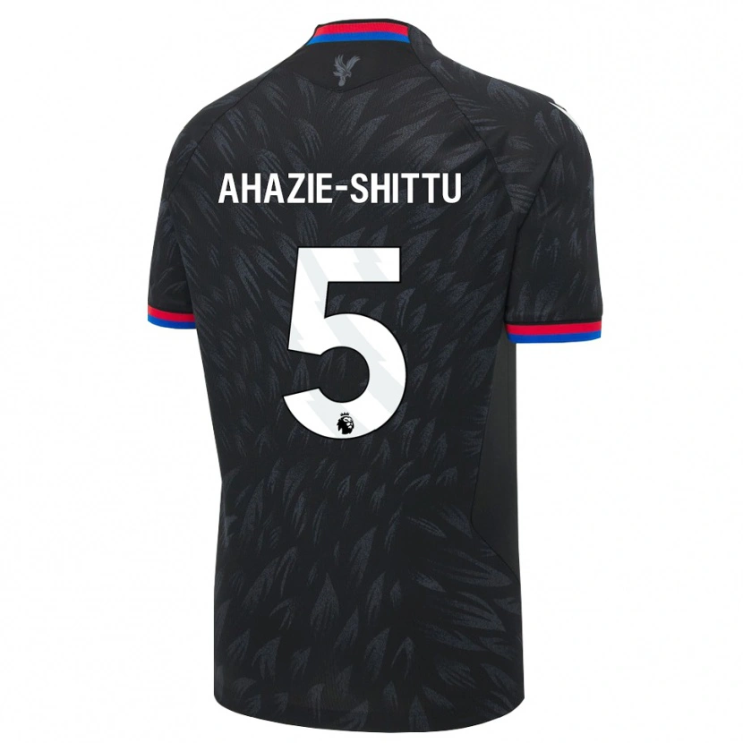 Danxen Män Remi Ahazie-Shittu #5 Svart Blå Röd Bortatröja Matchtröjor 2026/27 Tröjor T-Tröja