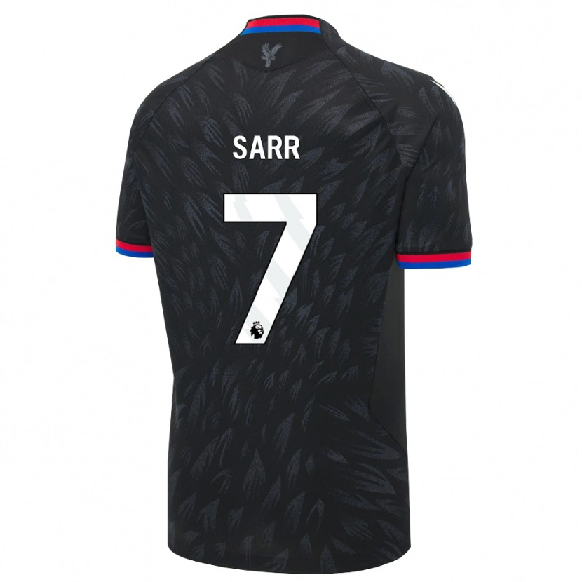 Danxen Män Ismaïla Sarr #7 Svart Blå Röd Bortatröja Matchtröjor 2026/27 Tröjor T-Tröja
