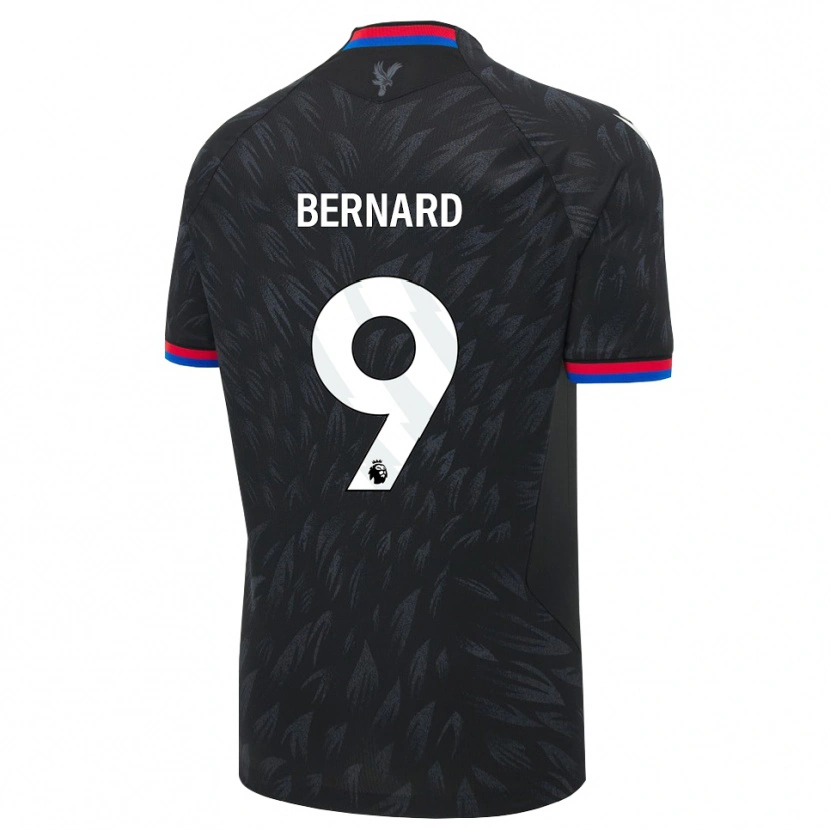 Danxen Män Mylo Bernard #9 Svart Blå Röd Bortatröja Matchtröjor 2026/27 Tröjor T-Tröja