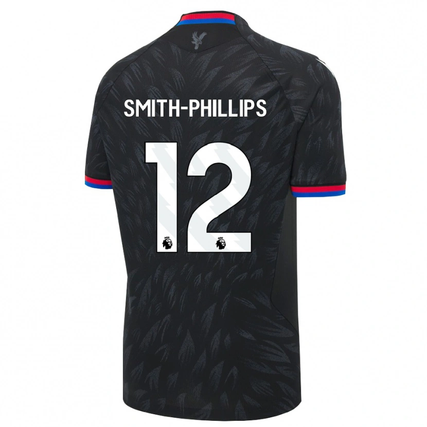 Danxen Män Kairo Smith-Phillips #12 Svart Blå Röd Bortatröja Matchtröjor 2026/27 Tröjor T-Tröja