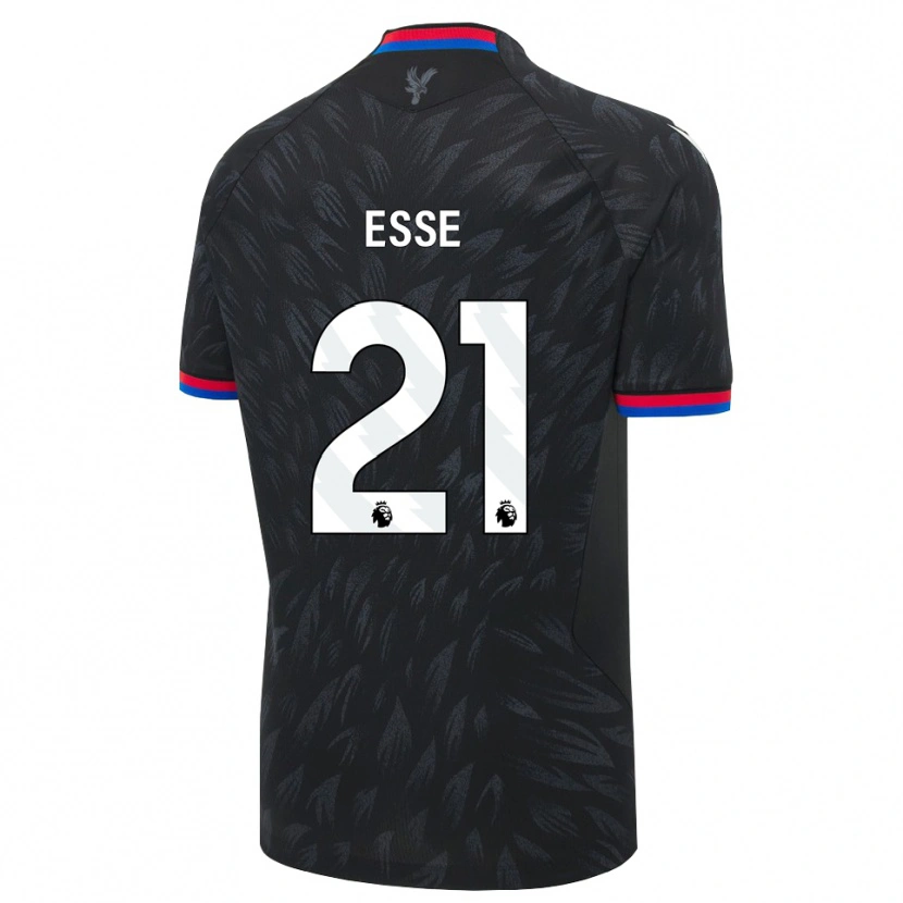 Danxen Män Romain Esse #21 Svart Blå Röd Bortatröja Matchtröjor 2026/27 Tröjor T-Tröja