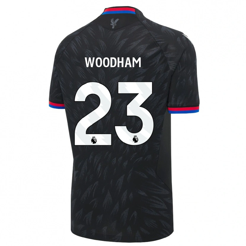 Danxen Män Lily Woodham #23 Svart Blå Röd Bortatröja Matchtröjor 2026/27 Tröjor T-Tröja