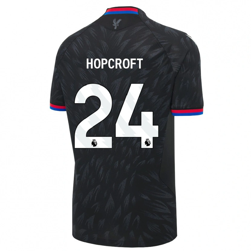 Danxen Män Shanade Hopcroft #24 Svart Blå Röd Bortatröja Matchtröjor 2026/27 Tröjor T-Tröja
