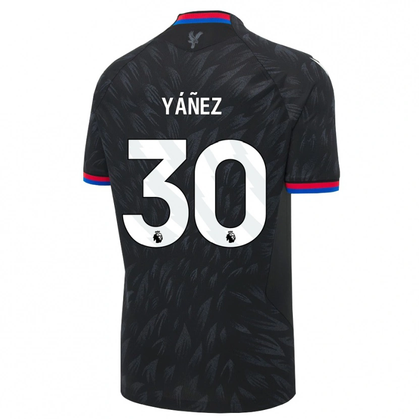 Danxen Män Shae Yáñez #30 Svart Blå Röd Bortatröja Matchtröjor 2026/27 Tröjor T-Tröja