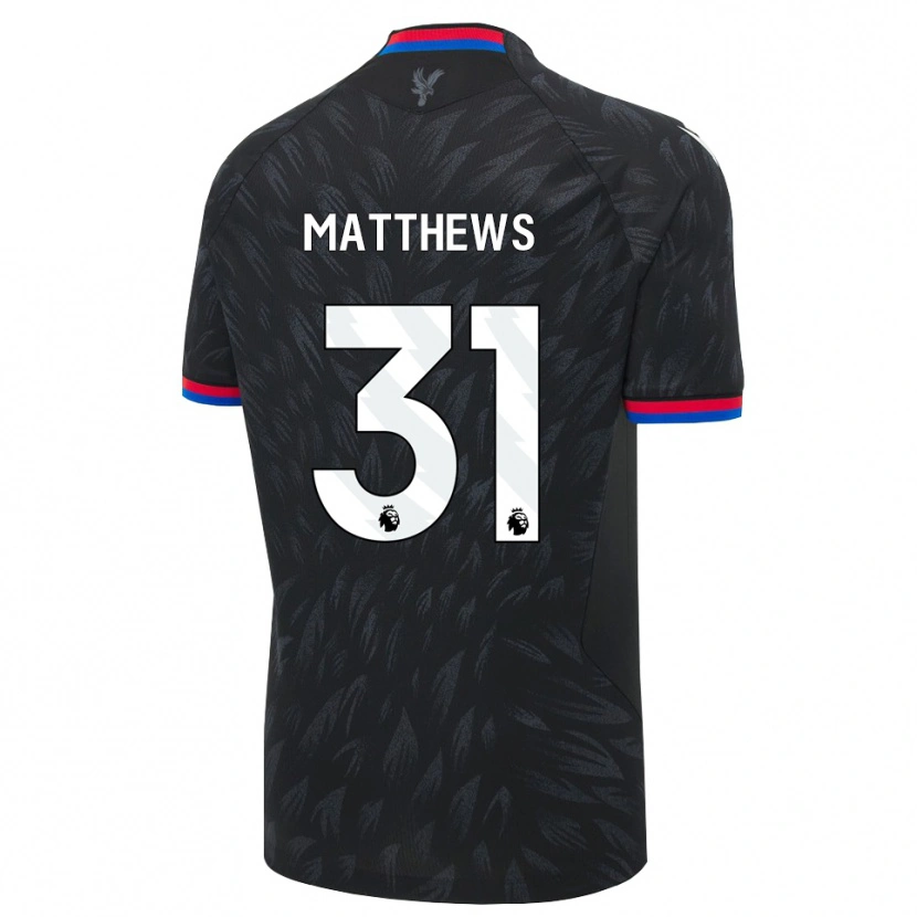 Danxen Män Remi Matthews #31 Svart Blå Röd Bortatröja Matchtröjor 2026/27 Tröjor T-Tröja