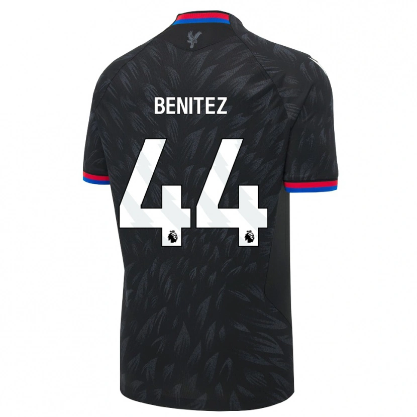 Danxen Män Walter Benítez #44 Svart Blå Röd Bortatröja Matchtröjor 2026/27 Tröjor T-Tröja