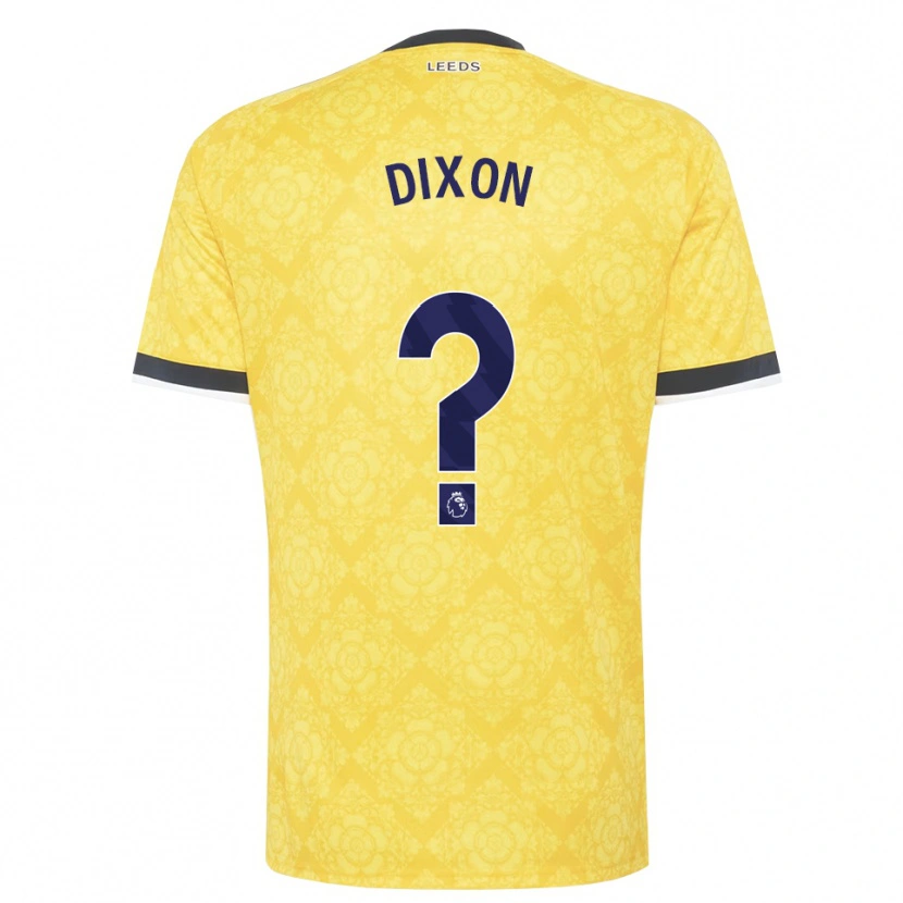 Danxen Män Chloe Dixon #0 Gul Vit Svart Bortatröja Matchtröjor 2026/27 Tröjor T-Tröja
