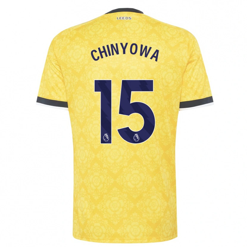 Danxen Män Taku Chinyowa #15 Gul Vit Svart Bortatröja Matchtröjor 2026/27 Tröjor T-Tröja