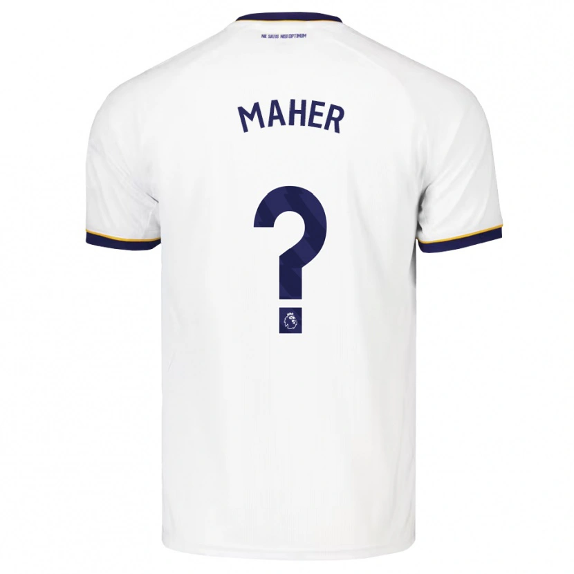 Danxen Män Daniel Maher #0 Midnattsblå Vit Gul Bortatröja Matchtröjor 2026/27 Tröjor T-Tröja
