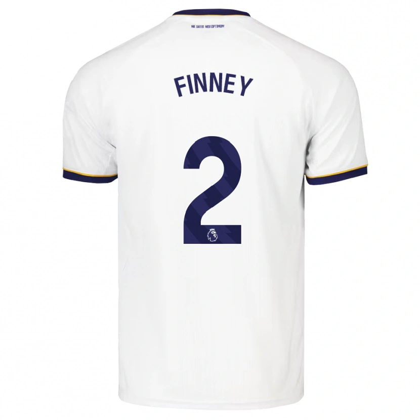 Danxen Män George Finney #2 Midnattsblå Vit Gul Bortatröja Matchtröjor 2026/27 Tröjor T-Tröja