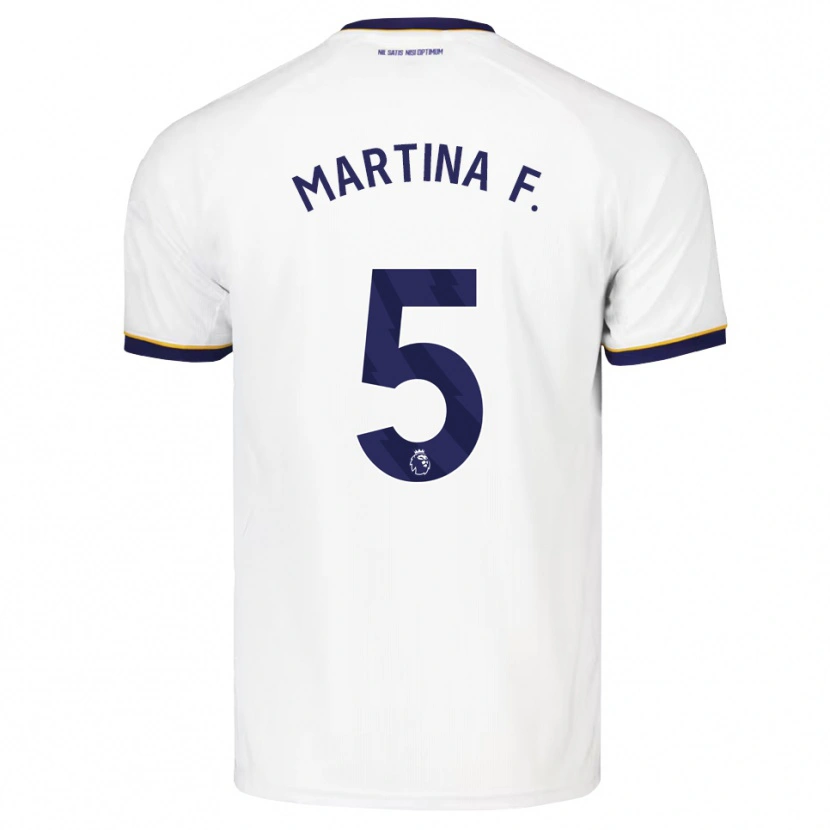 Danxen Män Martina Fernández #5 Midnattsblå Vit Gul Bortatröja Matchtröjor 2026/27 Tröjor T-Tröja