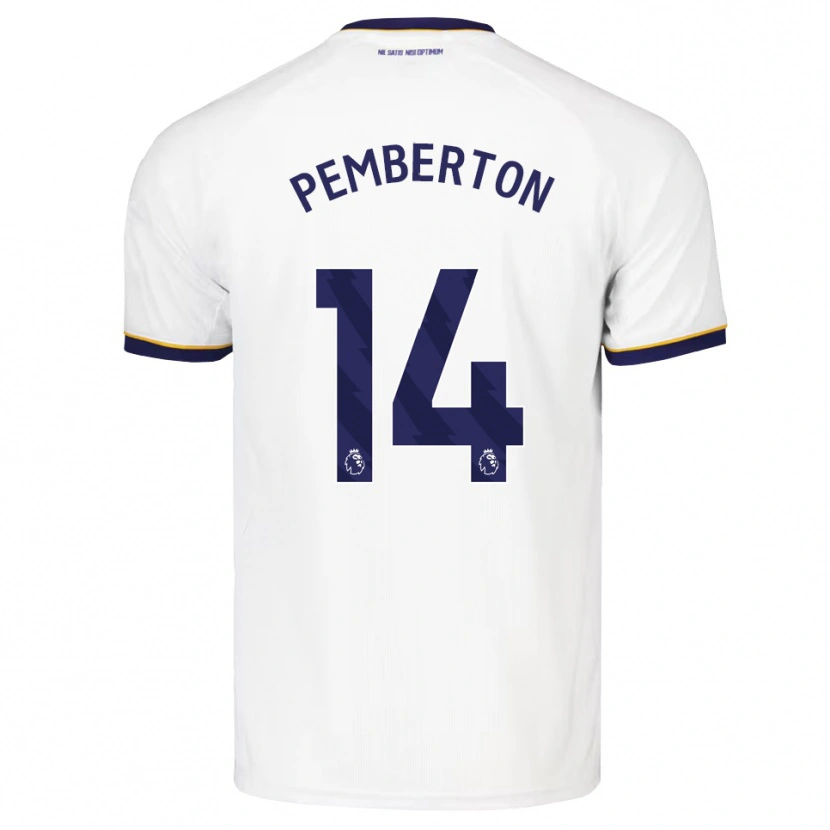 Danxen Män Dafi-Tomos Pemberton #14 Midnattsblå Vit Gul Bortatröja Matchtröjor 2026/27 Tröjor T-Tröja