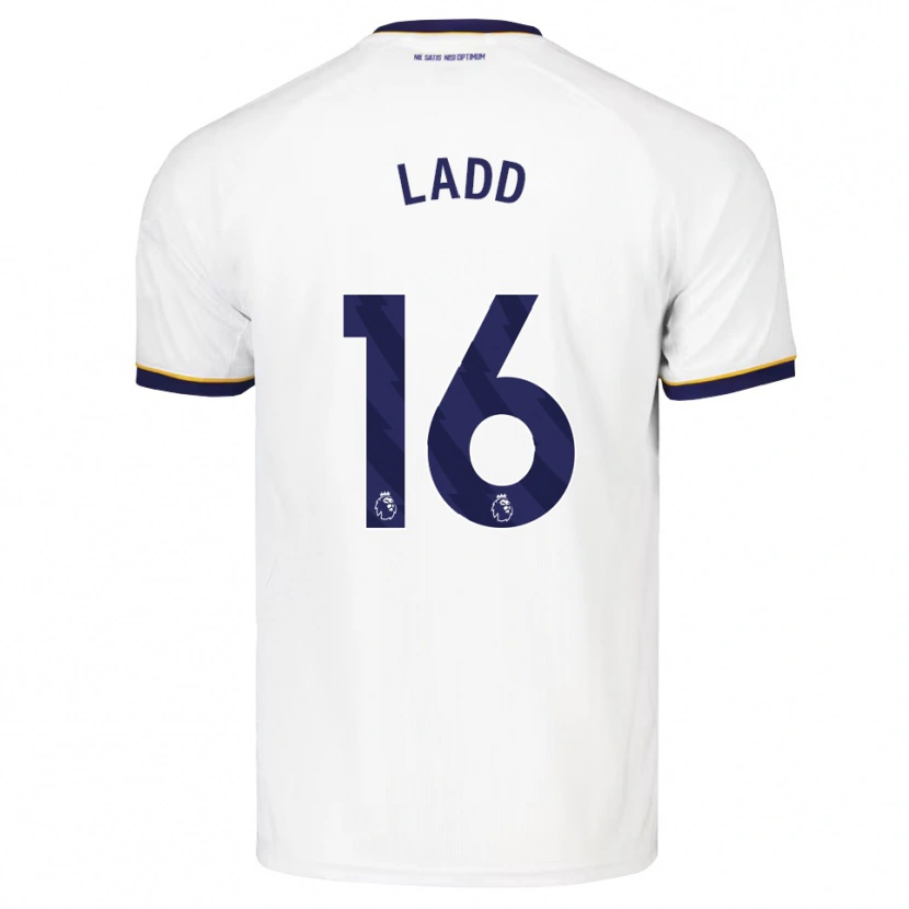 Danxen Män Hayley Ladd #16 Midnattsblå Vit Gul Bortatröja Matchtröjor 2026/27 Tröjor T-Tröja