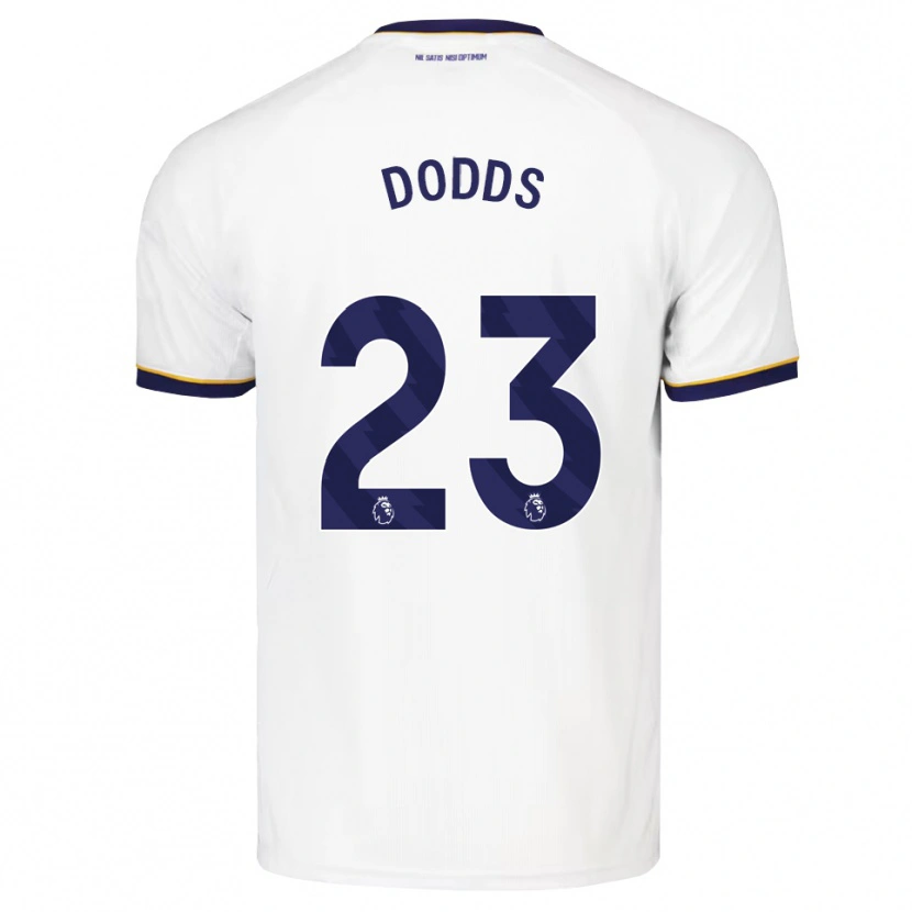 Danxen Män John Dodds #23 Midnattsblå Vit Gul Bortatröja Matchtröjor 2026/27 Tröjor T-Tröja