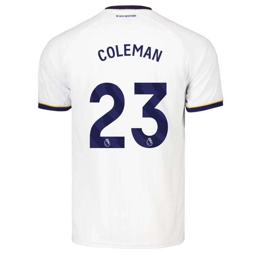 Danxen Män Seamus Coleman #23 Midnattsblå Vit Gul Bortatröja Matchtröjor 2026/27 Tröjor T-Tröja