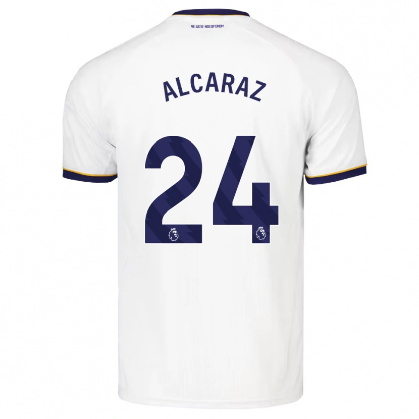 Danxen Män Carlos Alcaraz #24 Midnattsblå Vit Gul Bortatröja Matchtröjor 2026/27 Tröjor T-Tröja
